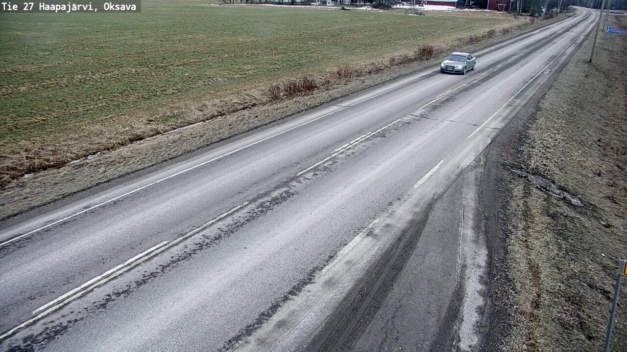 Weather Camera Image Road 27 Haapajärvi, Oksava, Haapajärvi, Pohjois-Pohjanmaa