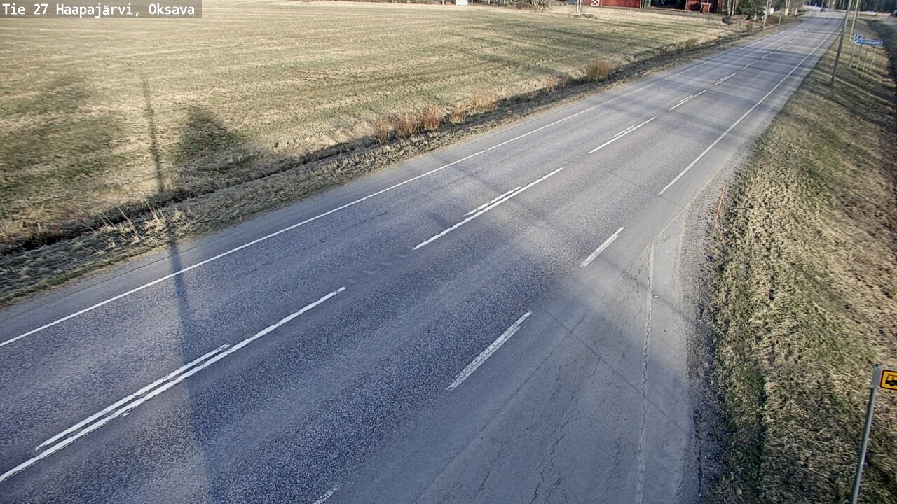 Kelikamerat Kuva Tie 27 Haapajärvi, Oksava, Haapajärvi, Pohjois-Pohjanmaa