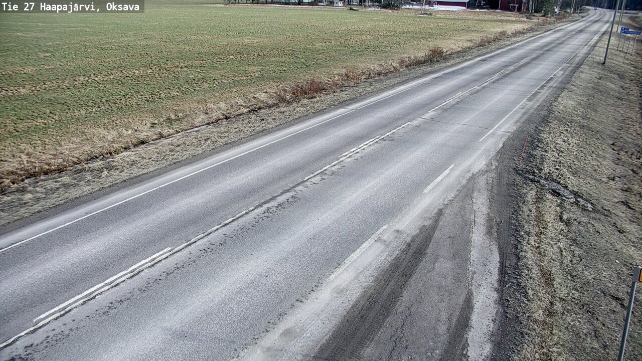 Weather Camera Image Road 27 Haapajärvi, Oksava, Haapajärvi, Pohjois-Pohjanmaa
