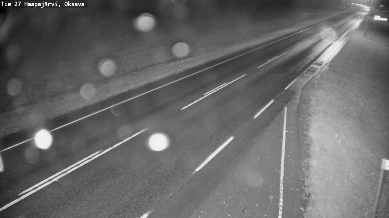Weather Camera Image Road 27 Haapajärvi, Oksava, Haapajärvi, Pohjois-Pohjanmaa