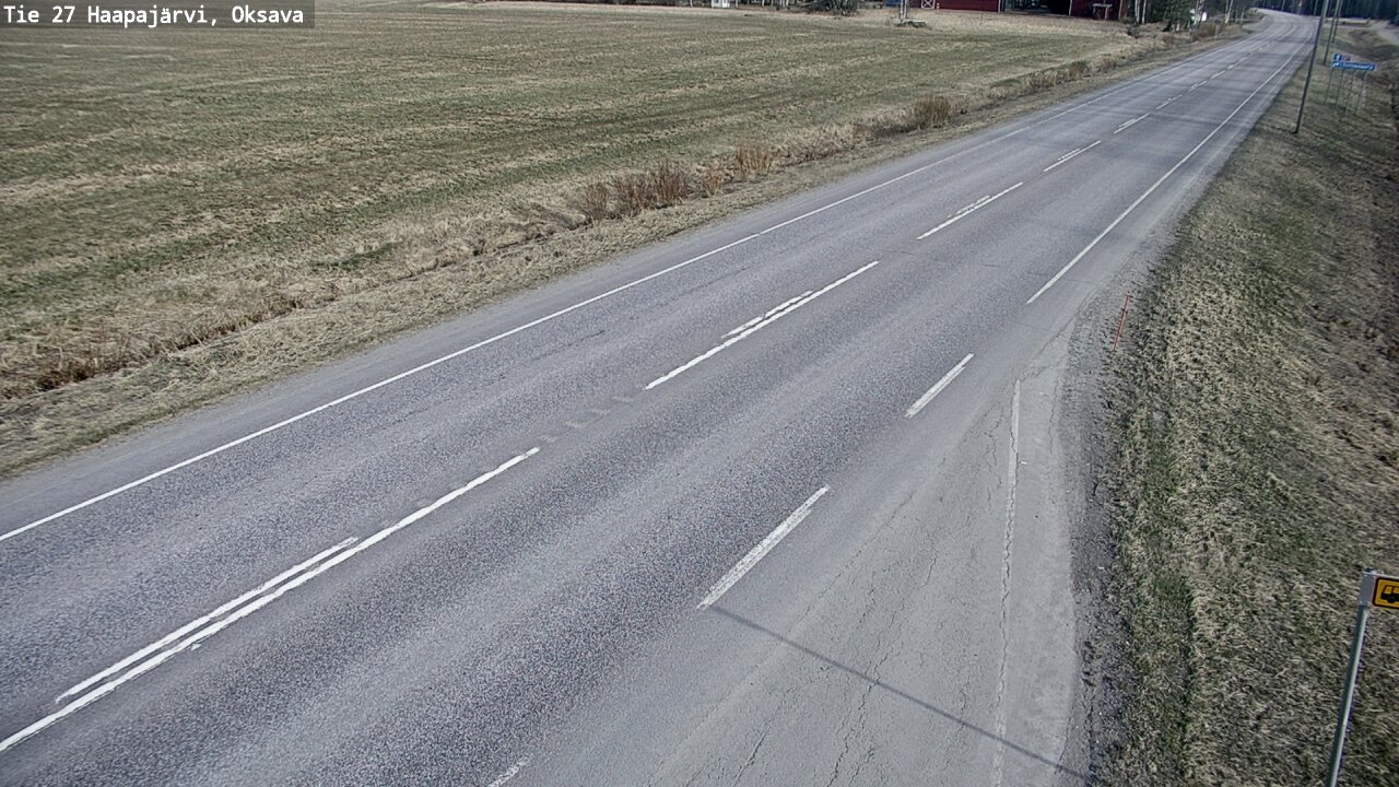 Kelikamerat Kuva Tie 27 Haapajärvi, Oksava, Haapajärvi, Pohjois-Pohjanmaa