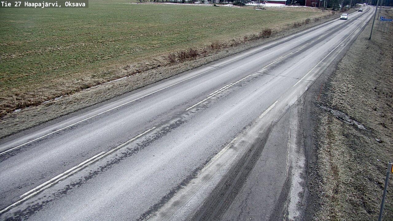 Weather Camera Image Road 27 Haapajärvi, Oksava, Haapajärvi, Pohjois-Pohjanmaa