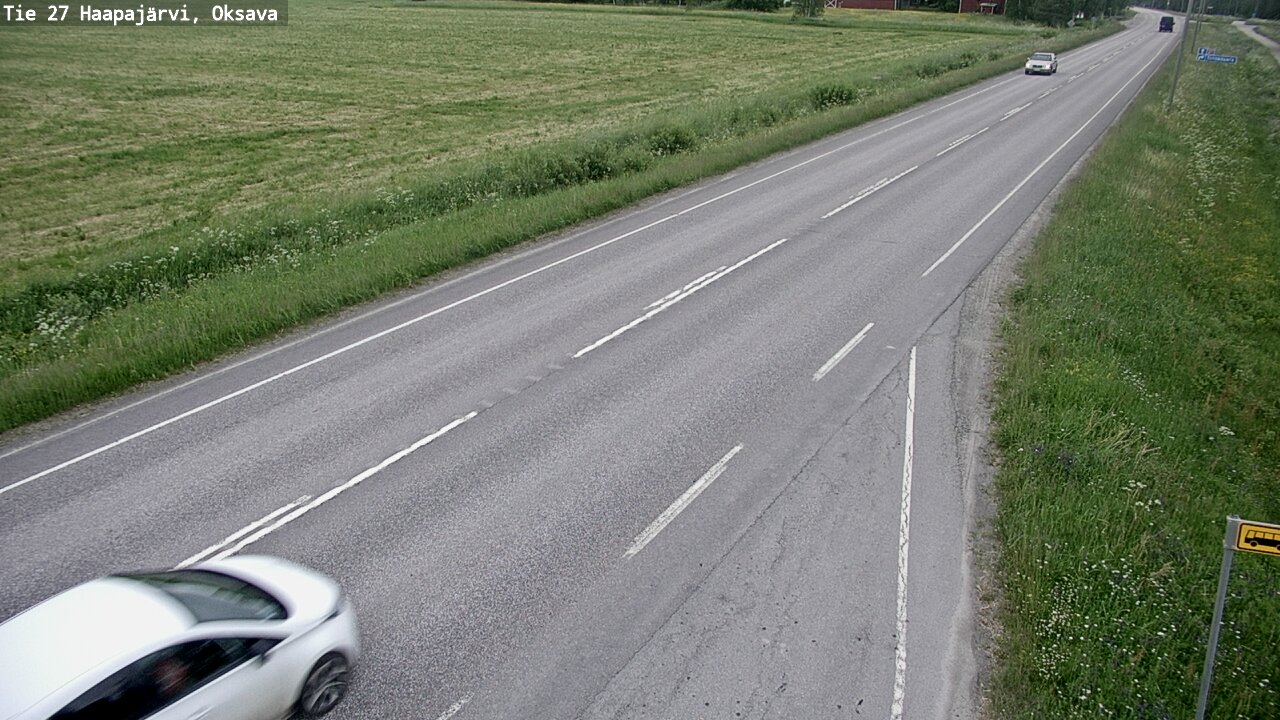 Kelikamerat Kuva Tie 27 Haapajärvi, Oksava, Haapajärvi, Pohjois-Pohjanmaa