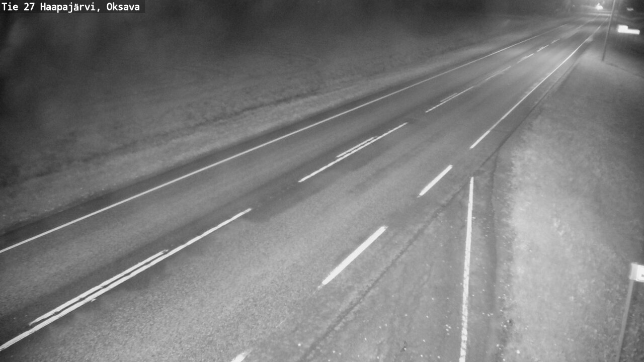 Weather Camera Image Road 27 Haapajärvi, Oksava, Haapajärvi, Pohjois-Pohjanmaa