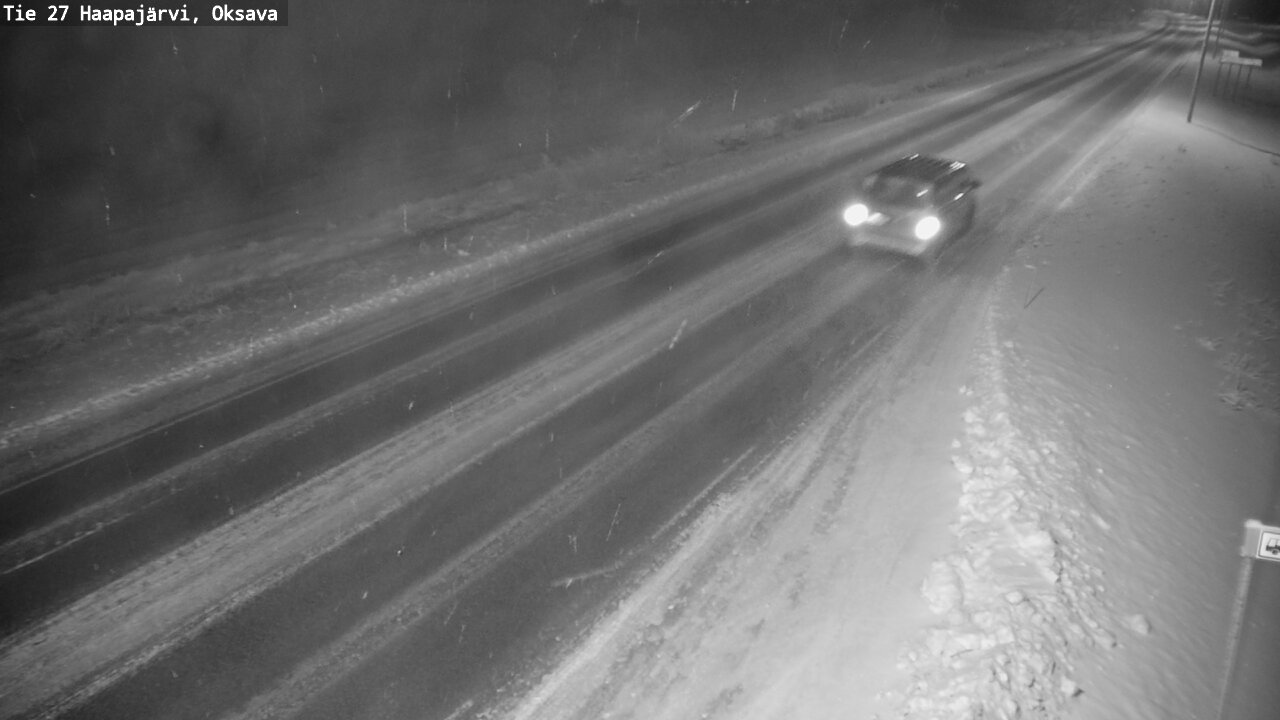 Kelikamerat Kuva Tie 27 Haapajärvi, Oksava, Haapajärvi, Pohjois-Pohjanmaa