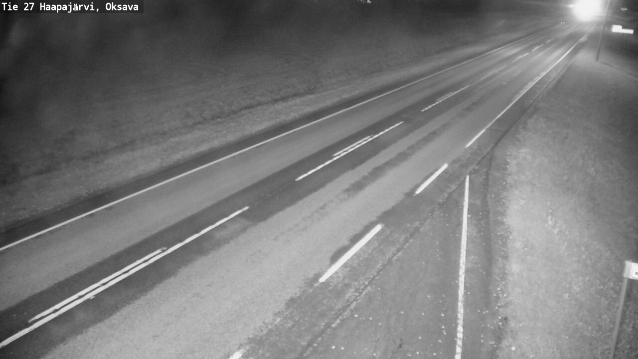 Weather Camera Image Road 27 Haapajärvi, Oksava, Haapajärvi, Pohjois-Pohjanmaa