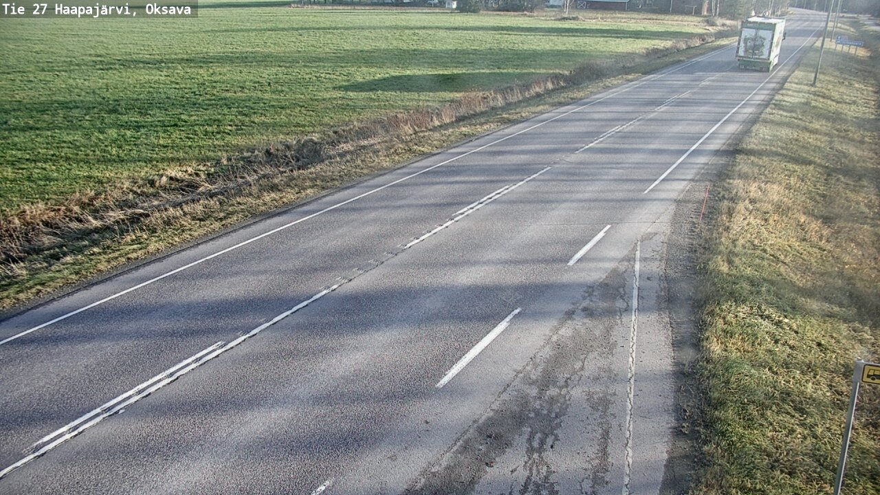 Kelikamerat Kuva Tie 27 Haapajärvi, Oksava, Haapajärvi, Pohjois-Pohjanmaa