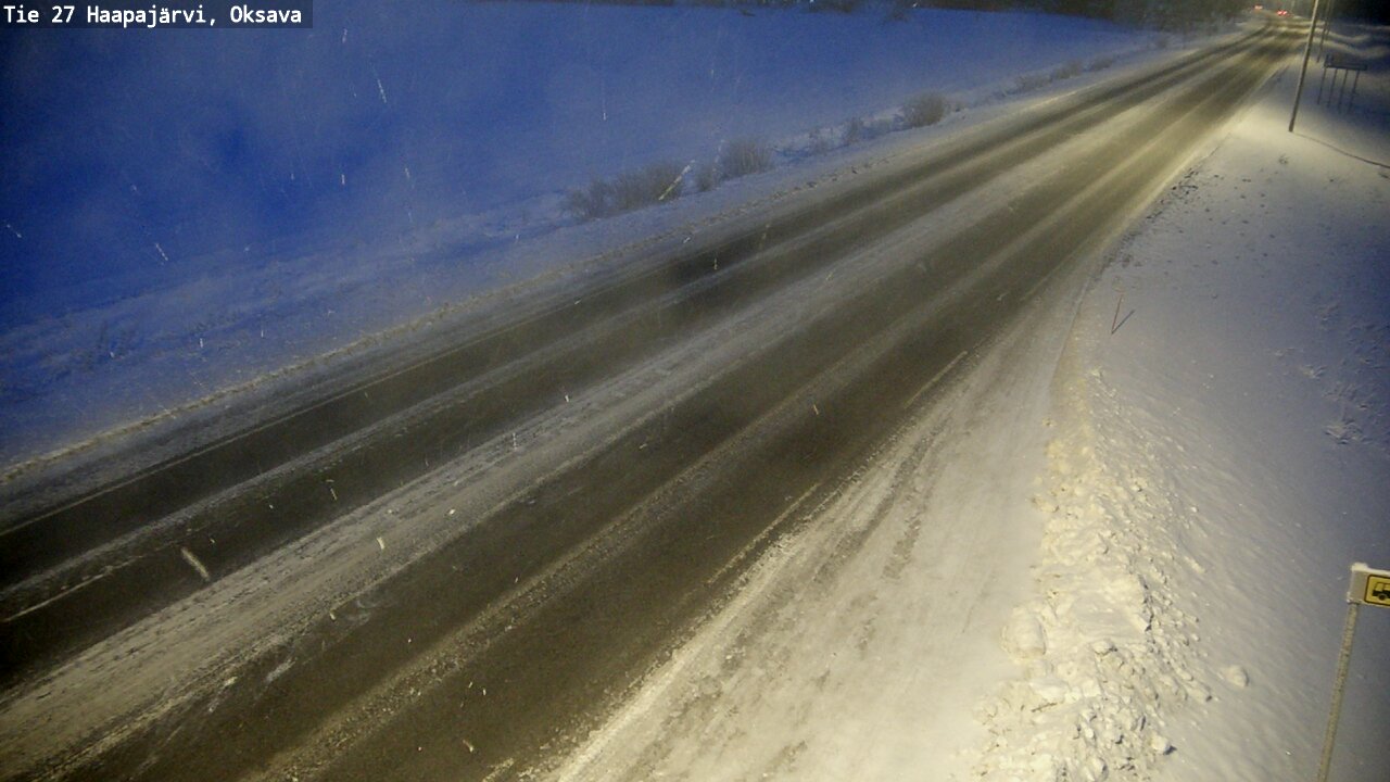 Kelikamerat Kuva Tie 27 Haapajärvi, Oksava, Haapajärvi, Pohjois-Pohjanmaa