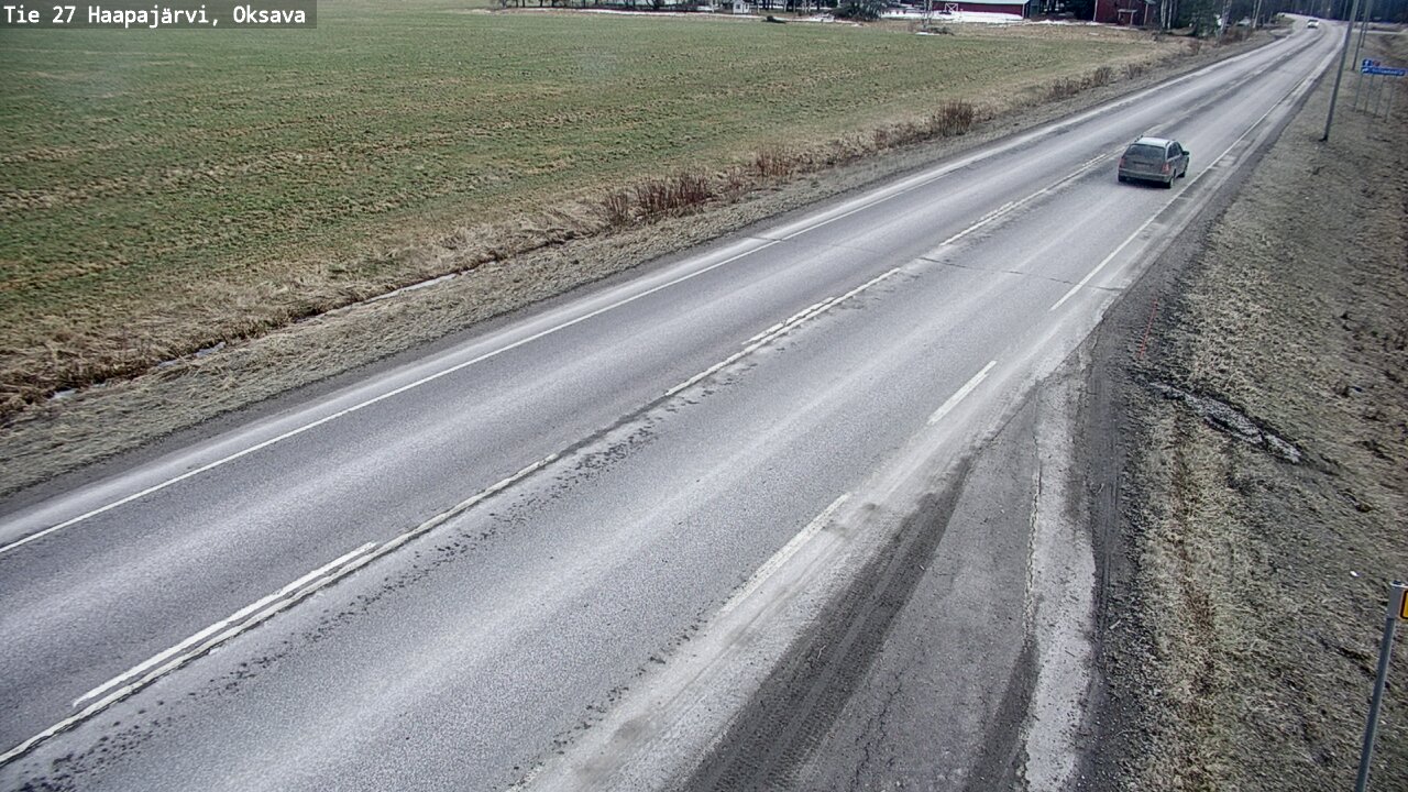 Weather Camera Image Road 27 Haapajärvi, Oksava, Haapajärvi, Pohjois-Pohjanmaa