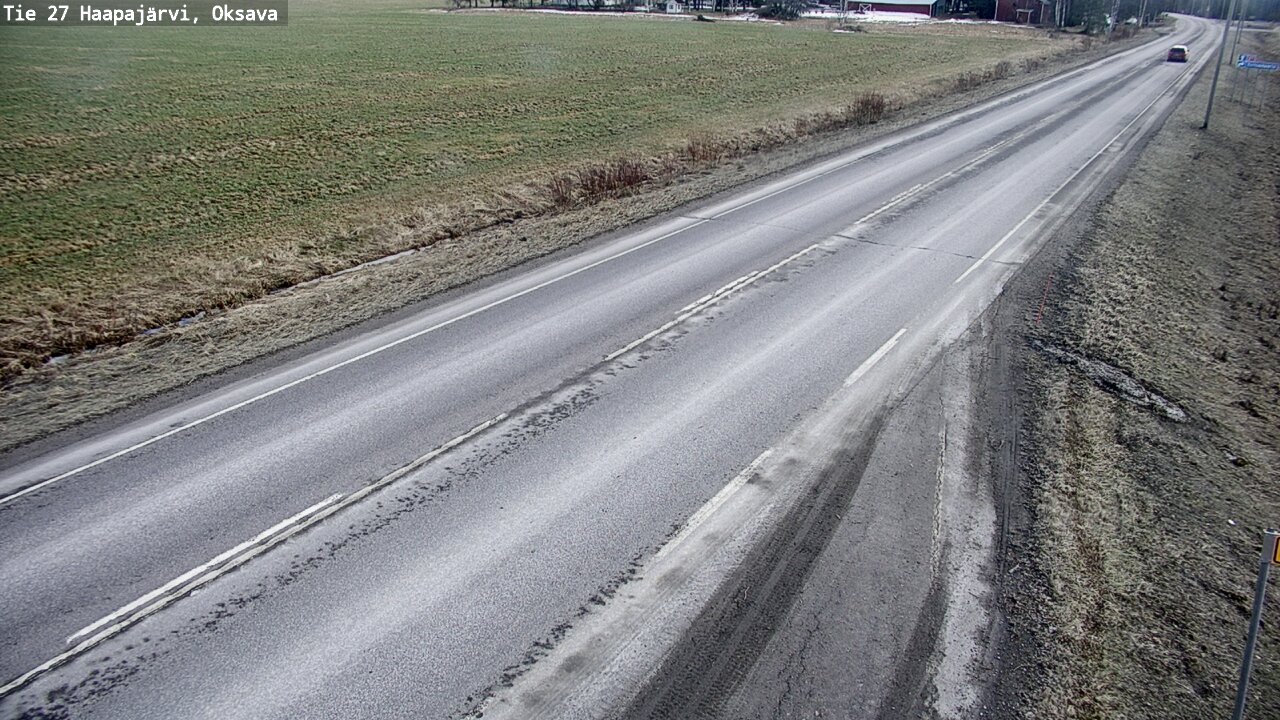 Weather Camera Image Road 27 Haapajärvi, Oksava, Haapajärvi, Pohjois-Pohjanmaa