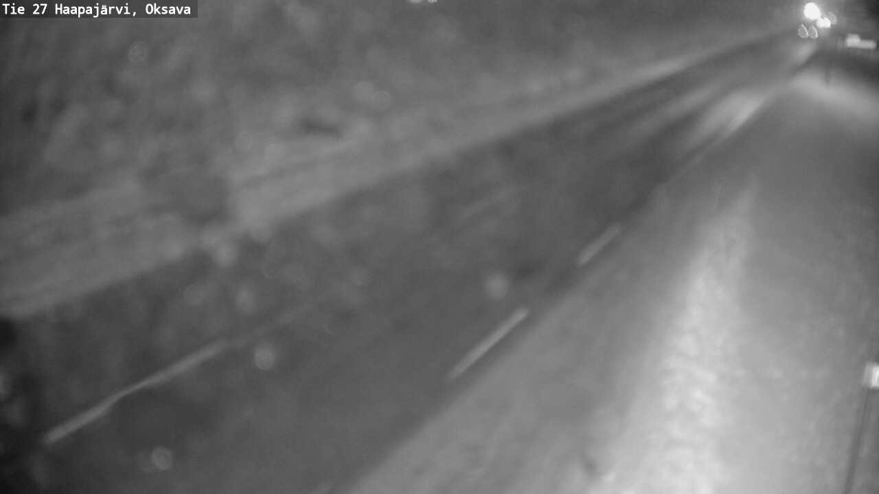 Weather Camera Image Väg 27 Haapajärvi, Oksava, Haapajärvi, Pohjois-Pohjanmaa