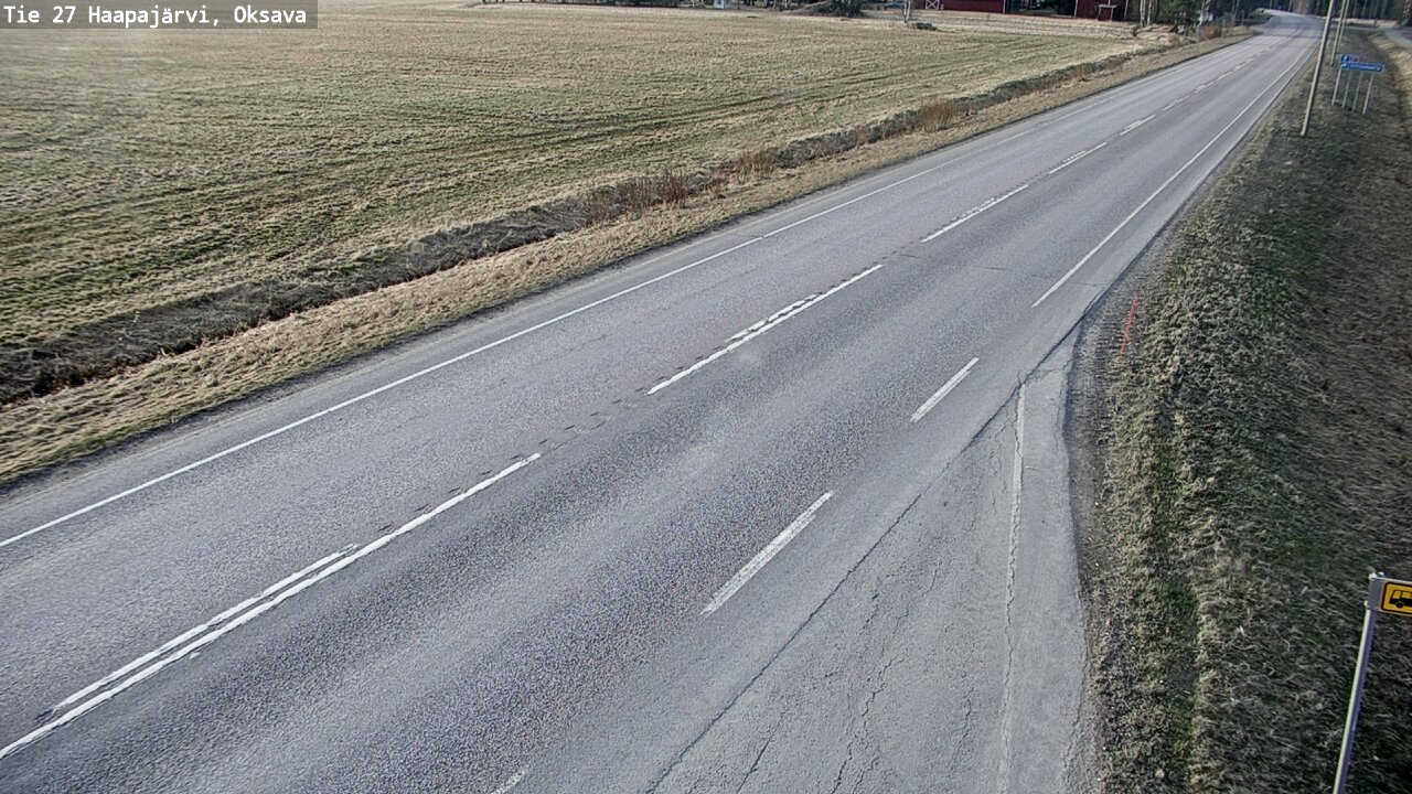 Kelikamerat Kuva Tie 27 Haapajärvi, Oksava, Haapajärvi, Pohjois-Pohjanmaa