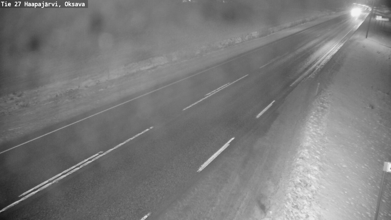Weather Camera Image Road 27 Haapajärvi, Oksava, Haapajärvi, Pohjois-Pohjanmaa
