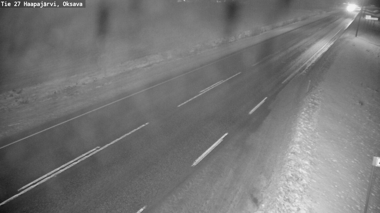 Weather Camera Image Road 27 Haapajärvi, Oksava, Haapajärvi, Pohjois-Pohjanmaa