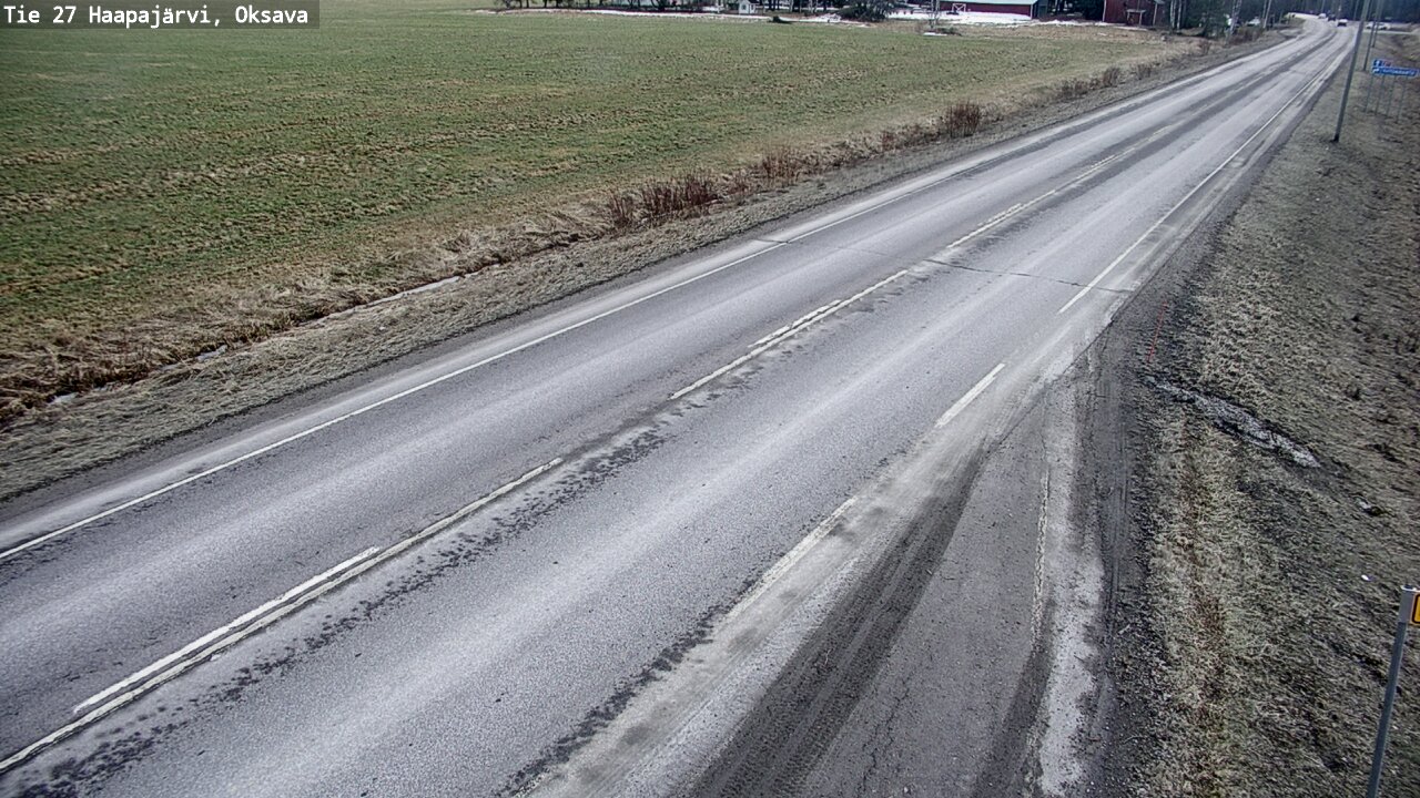 Weather Camera Image Road 27 Haapajärvi, Oksava, Haapajärvi, Pohjois-Pohjanmaa