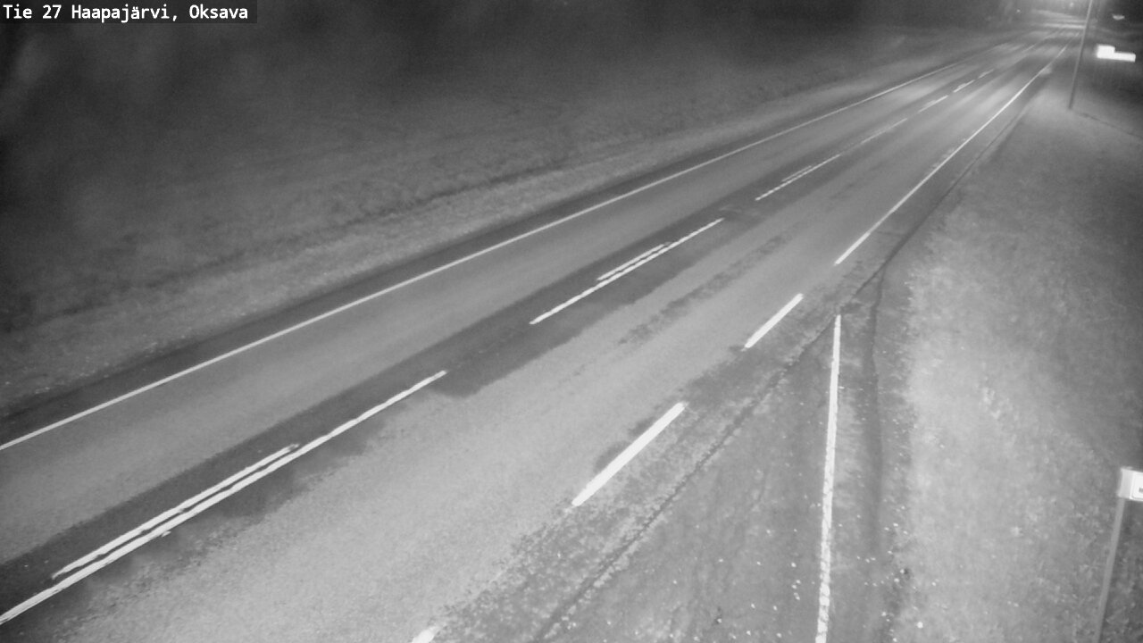 Weather Camera Image Road 27 Haapajärvi, Oksava, Haapajärvi, Pohjois-Pohjanmaa