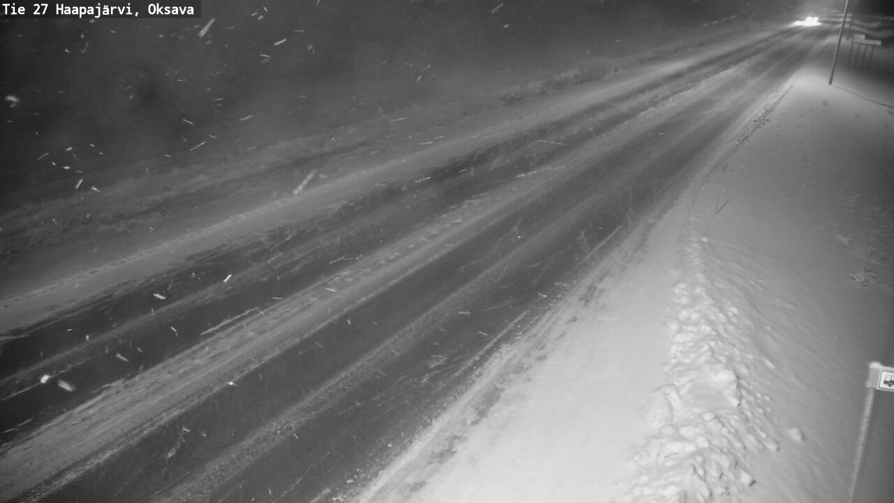 Kelikamerat Kuva Tie 27 Haapajärvi, Oksava, Haapajärvi, Pohjois-Pohjanmaa