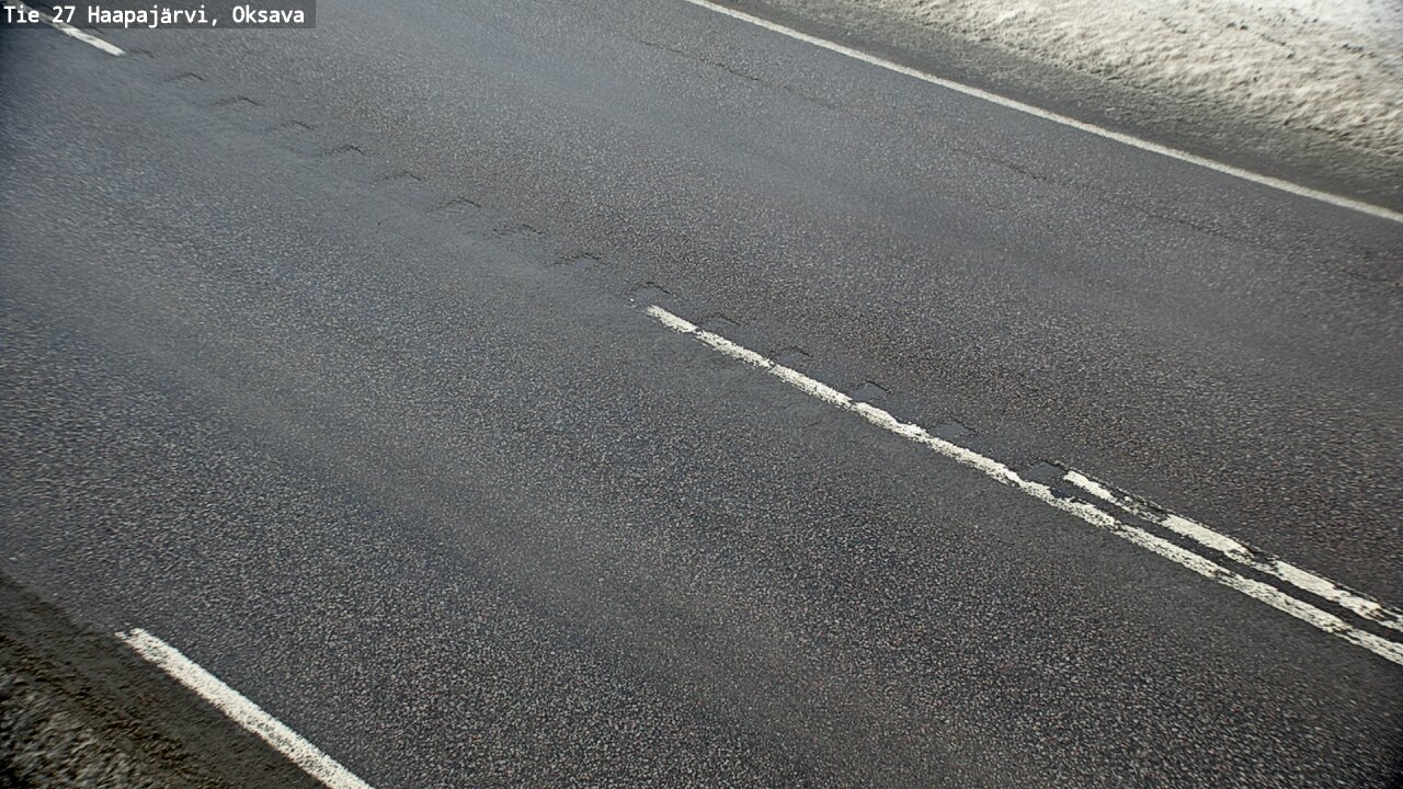 Weather Camera Image Road 27 Haapajärvi, Oksava, Haapajärvi, Pohjois-Pohjanmaa