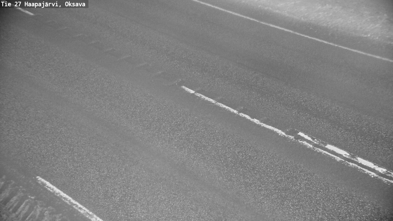 Weather Camera Image Road 27 Haapajärvi, Oksava, Haapajärvi, Pohjois-Pohjanmaa