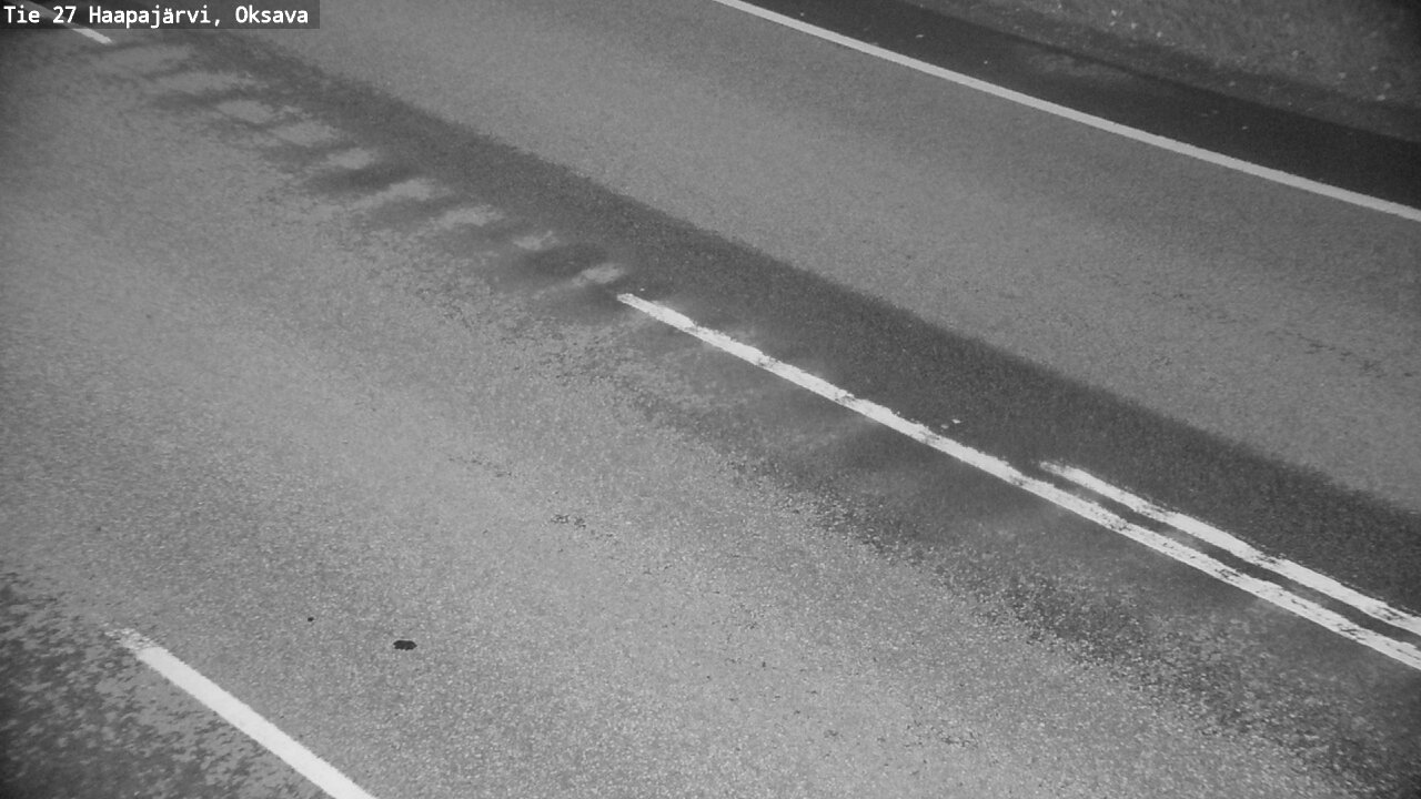 Weather Camera Image Road 27 Haapajärvi, Oksava, Haapajärvi, Pohjois-Pohjanmaa