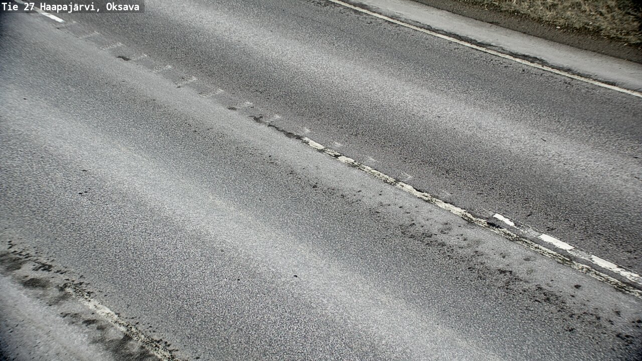 Weather Camera Image Väg 27 Haapajärvi, Oksava, Haapajärvi, Pohjois-Pohjanmaa
