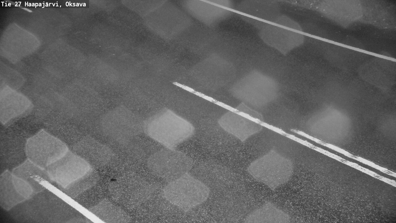 Weather Camera Image Road 27 Haapajärvi, Oksava, Haapajärvi, Pohjois-Pohjanmaa