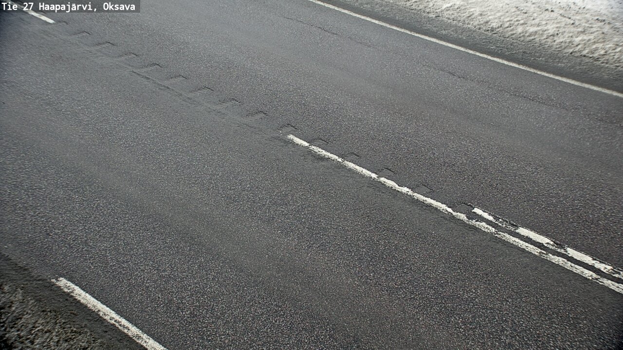 Weather Camera Image Road 27 Haapajärvi, Oksava, Haapajärvi, Pohjois-Pohjanmaa