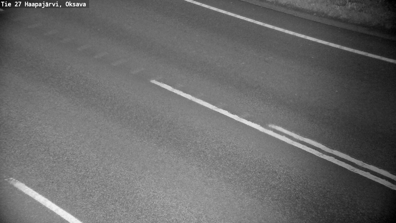 Weather Camera Image Road 27 Haapajärvi, Oksava, Haapajärvi, Pohjois-Pohjanmaa