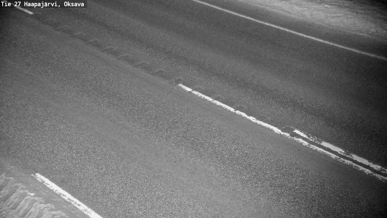 Weather Camera Image Road 27 Haapajärvi, Oksava, Haapajärvi, Pohjois-Pohjanmaa