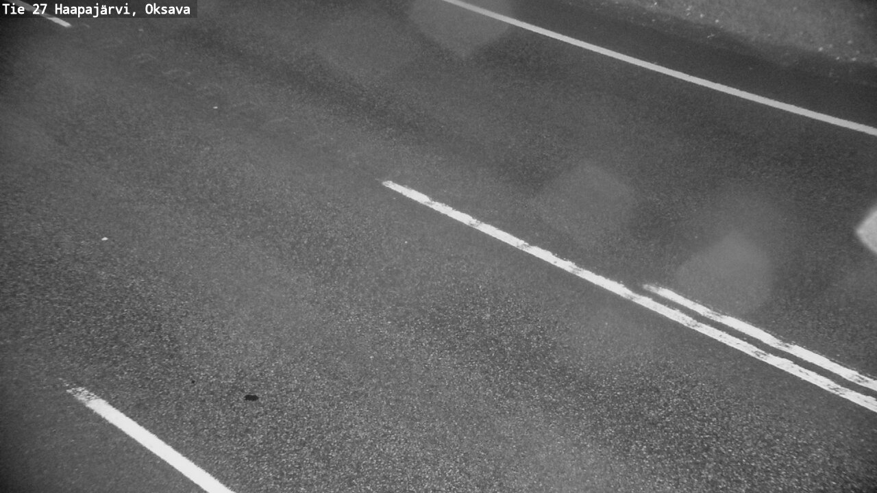 Weather Camera Image Road 27 Haapajärvi, Oksava, Haapajärvi, Pohjois-Pohjanmaa