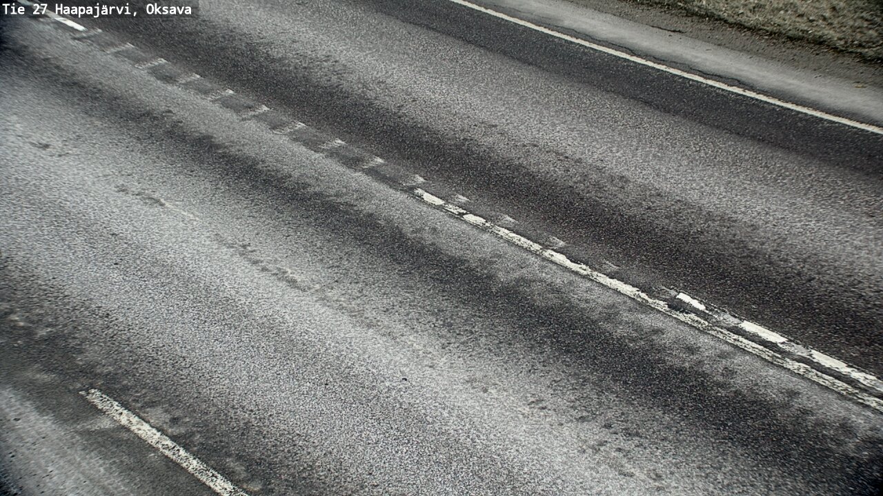 Weather Camera Image Väg 27 Haapajärvi, Oksava, Haapajärvi, Pohjois-Pohjanmaa