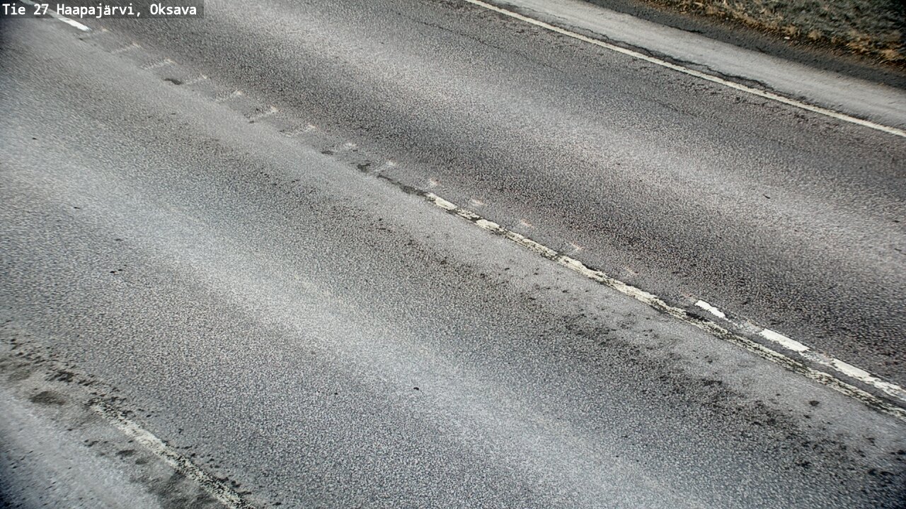 Weather Camera Image Road 27 Haapajärvi, Oksava, Haapajärvi, Pohjois-Pohjanmaa