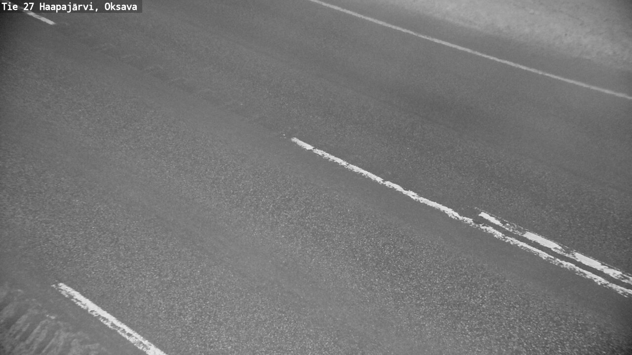 Weather Camera Image Road 27 Haapajärvi, Oksava, Haapajärvi, Pohjois-Pohjanmaa