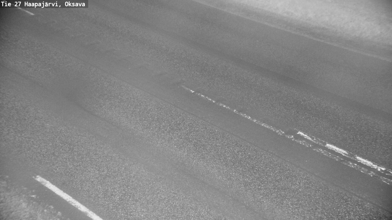 Weather Camera Image Road 27 Haapajärvi, Oksava, Haapajärvi, Pohjois-Pohjanmaa