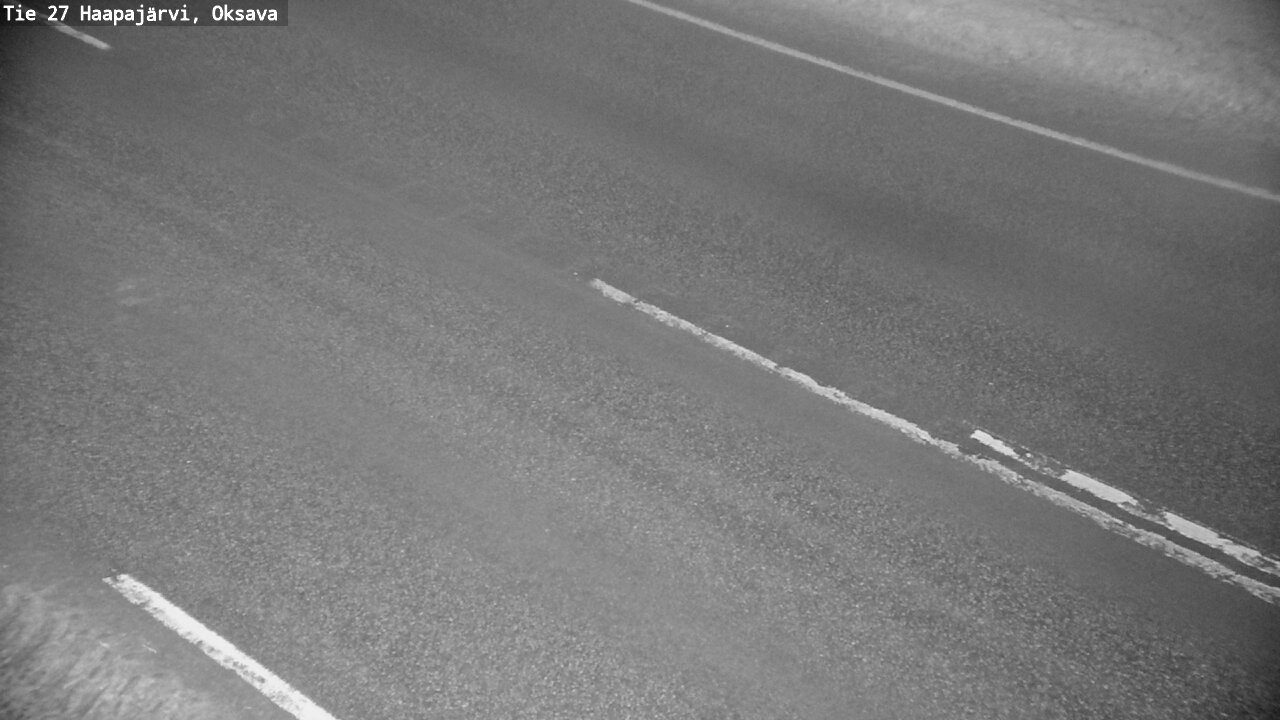 Weather Camera Image Road 27 Haapajärvi, Oksava, Haapajärvi, Pohjois-Pohjanmaa