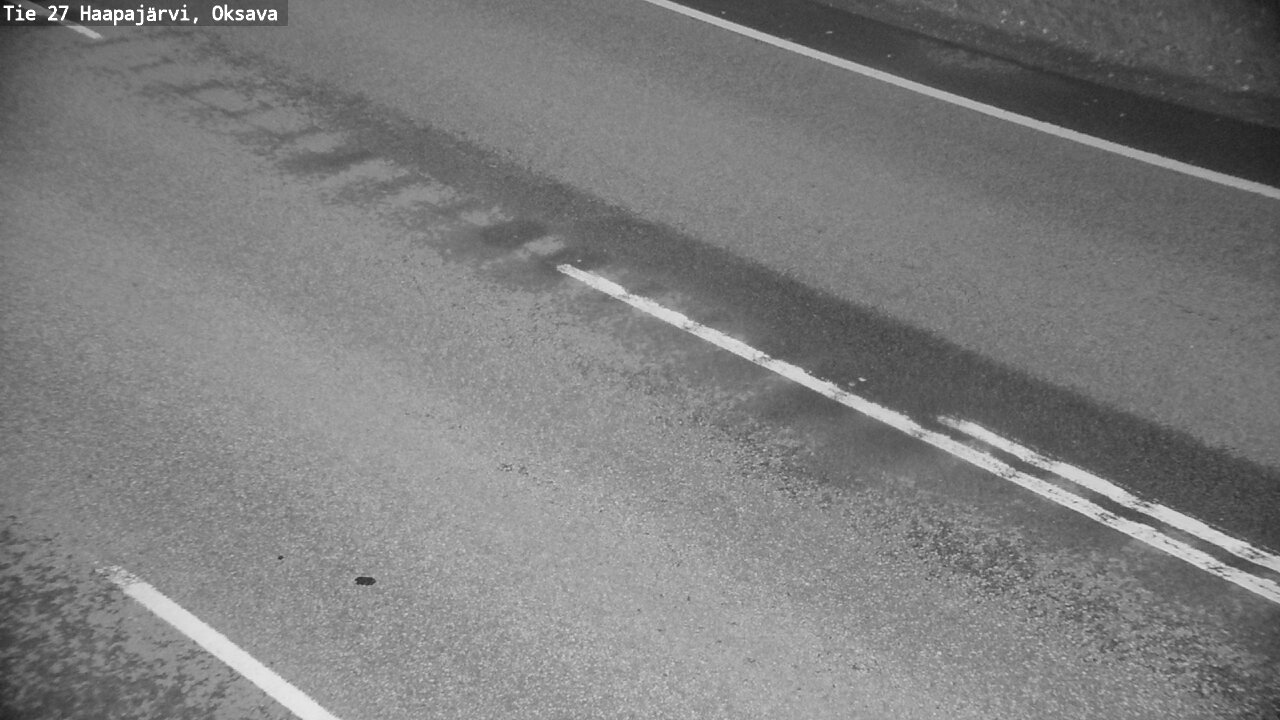 Weather Camera Image Road 27 Haapajärvi, Oksava, Haapajärvi, Pohjois-Pohjanmaa