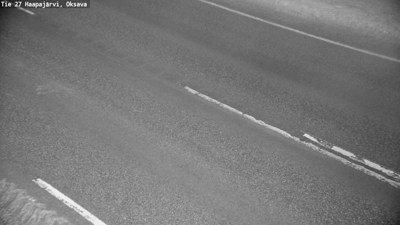 Weather Camera Image Road 27 Haapajärvi, Oksava, Haapajärvi, Pohjois-Pohjanmaa