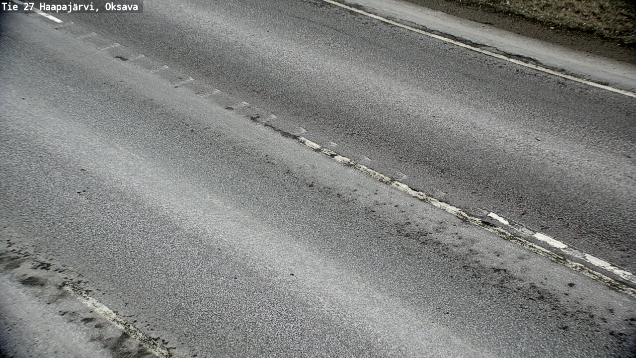 Weather Camera Image Väg 27 Haapajärvi, Oksava, Haapajärvi, Pohjois-Pohjanmaa
