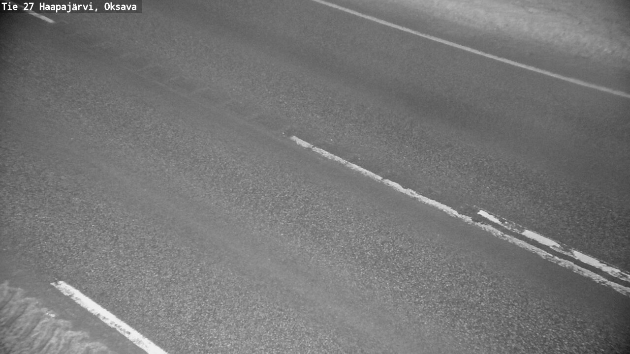 Weather Camera Image Road 27 Haapajärvi, Oksava, Haapajärvi, Pohjois-Pohjanmaa