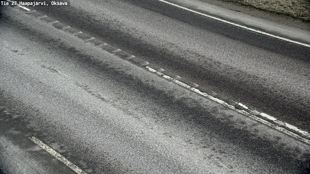 Weather Camera Image Väg 27 Haapajärvi, Oksava, Haapajärvi, Pohjois-Pohjanmaa