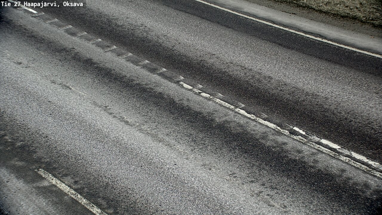 Weather Camera Image Väg 27 Haapajärvi, Oksava, Haapajärvi, Pohjois-Pohjanmaa