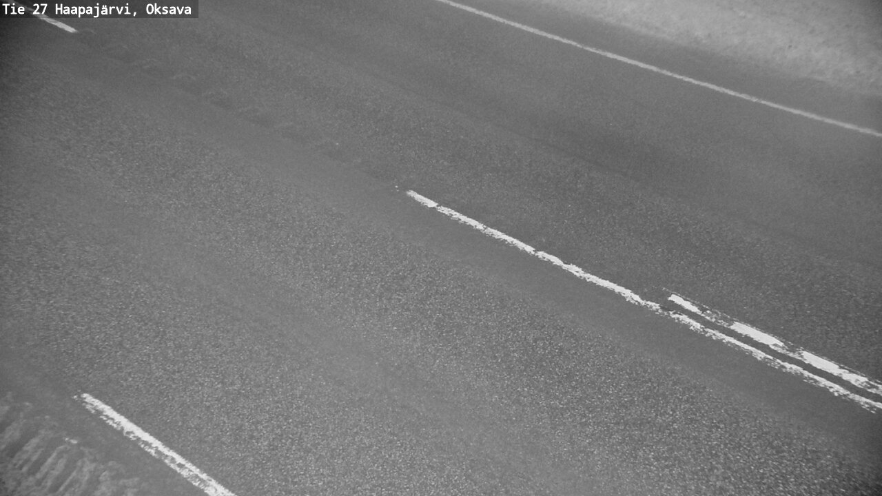 Weather Camera Image Road 27 Haapajärvi, Oksava, Haapajärvi, Pohjois-Pohjanmaa