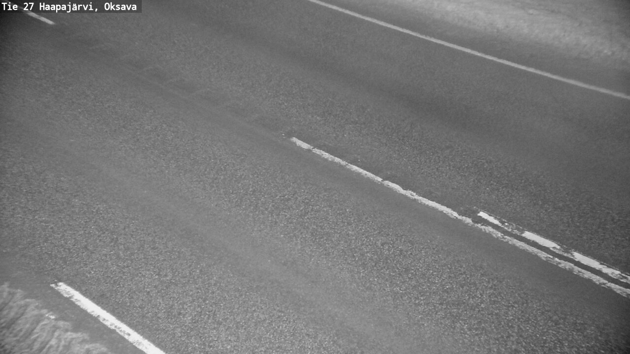 Weather Camera Image Road 27 Haapajärvi, Oksava, Haapajärvi, Pohjois-Pohjanmaa