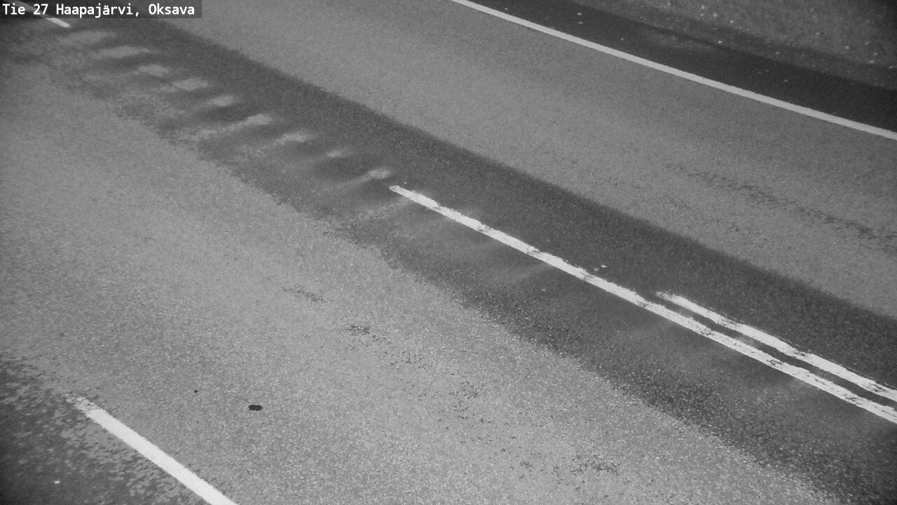 Weather Camera Image Road 27 Haapajärvi, Oksava, Haapajärvi, Pohjois-Pohjanmaa