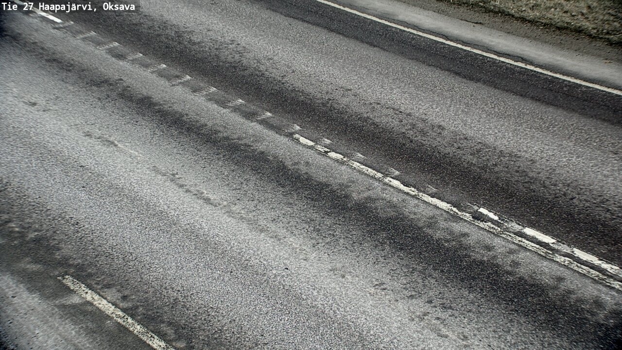 Weather Camera Image Väg 27 Haapajärvi, Oksava, Haapajärvi, Pohjois-Pohjanmaa