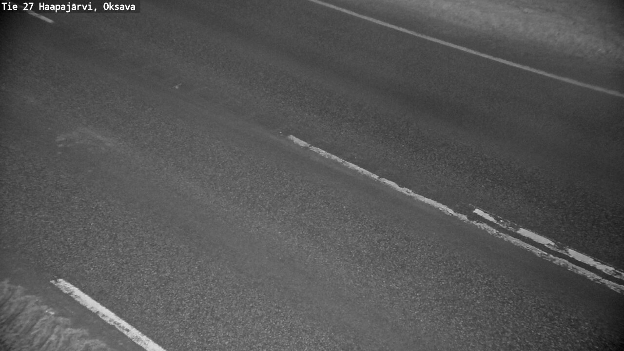Weather Camera Image Road 27 Haapajärvi, Oksava, Haapajärvi, Pohjois-Pohjanmaa