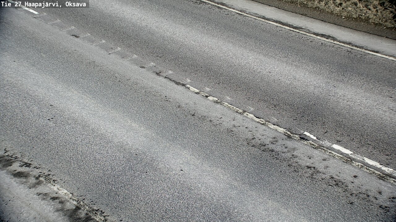 Weather Camera Image Väg 27 Haapajärvi, Oksava, Haapajärvi, Pohjois-Pohjanmaa