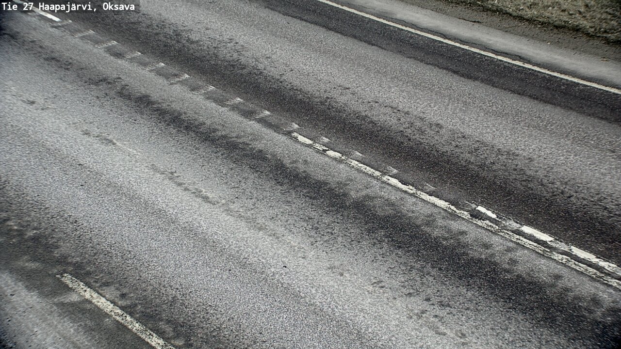 Weather Camera Image Väg 27 Haapajärvi, Oksava, Haapajärvi, Pohjois-Pohjanmaa