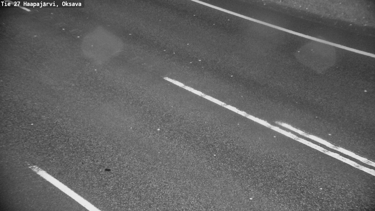 Weather Camera Image Road 27 Haapajärvi, Oksava, Haapajärvi, Pohjois-Pohjanmaa