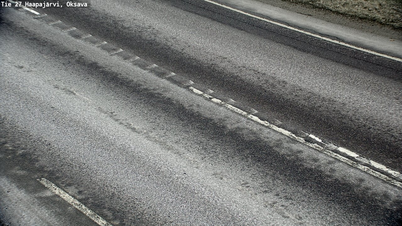 Weather Camera Image Väg 27 Haapajärvi, Oksava, Haapajärvi, Pohjois-Pohjanmaa